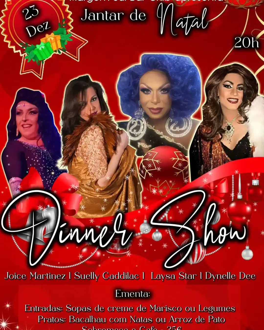 DINNER SHOW - JANTAR DE NATAL