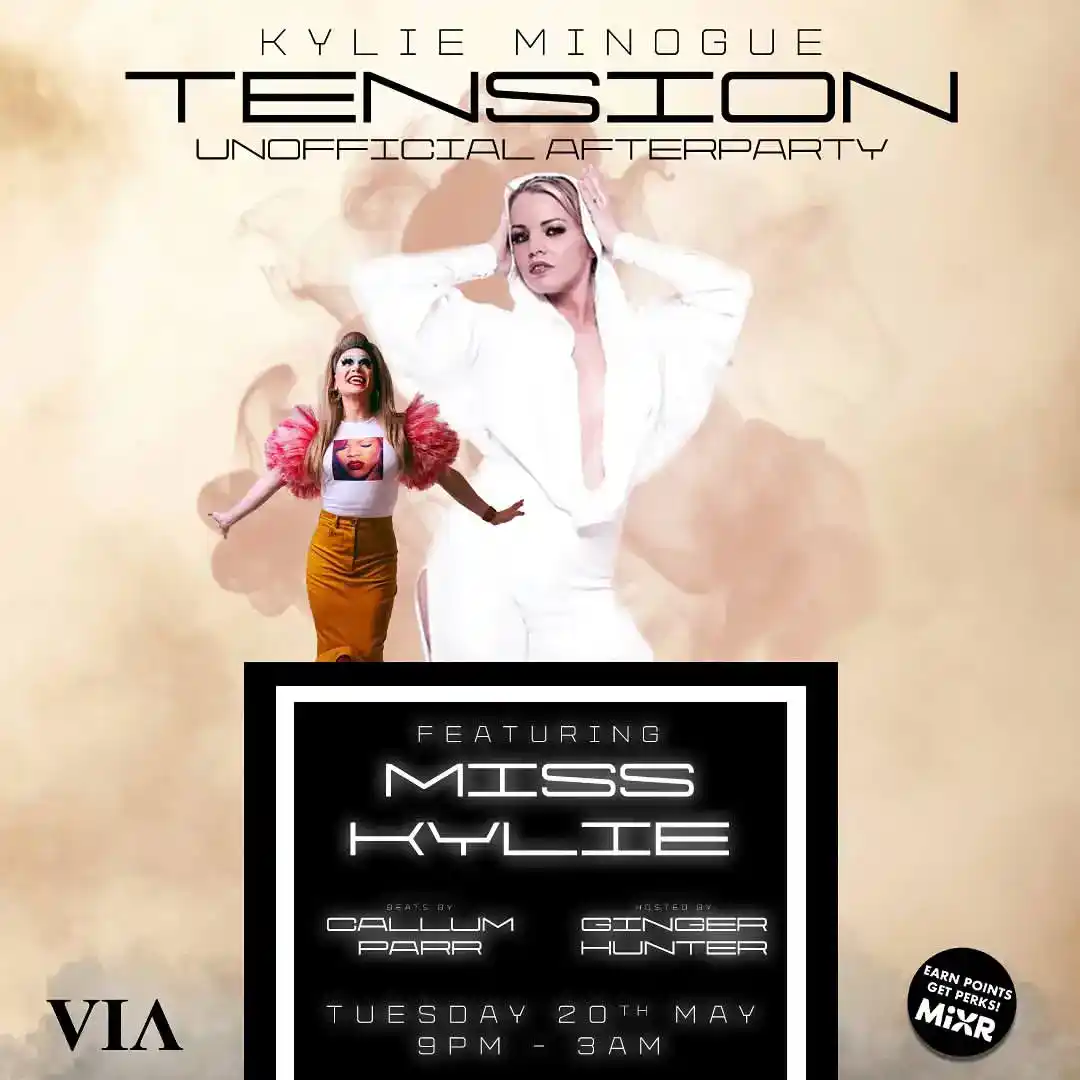 Kylie Minogue Tension tour afterparty