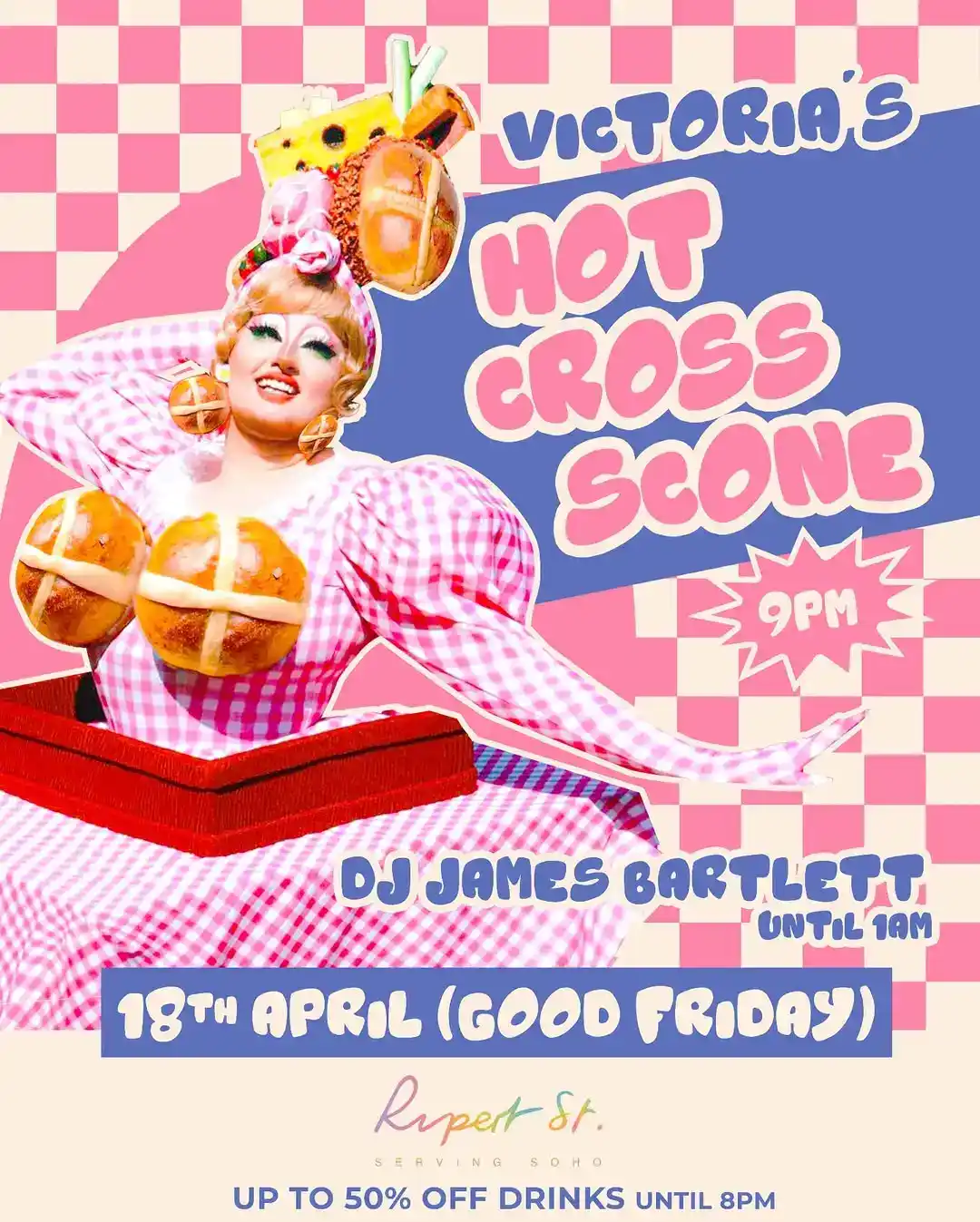 Victoria's Hot Cross Scone